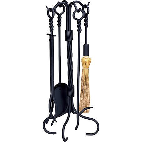 UniFlame Fireplace Tool Set with Ball Handles, 31 in. H, Antique 